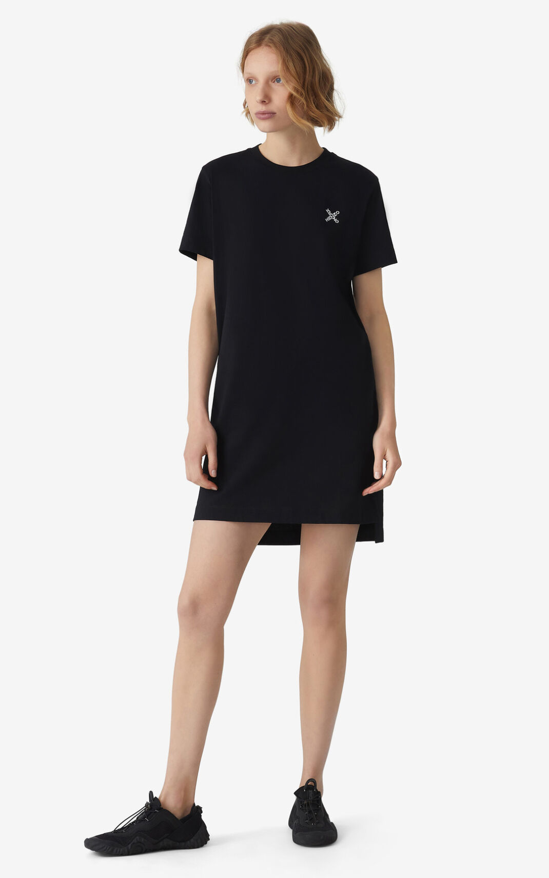 Kenzo Sport Little X t shirt Vestidos Mujer Negras | 7628419-DZ